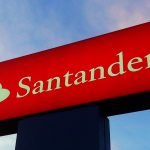 Santander bank sign